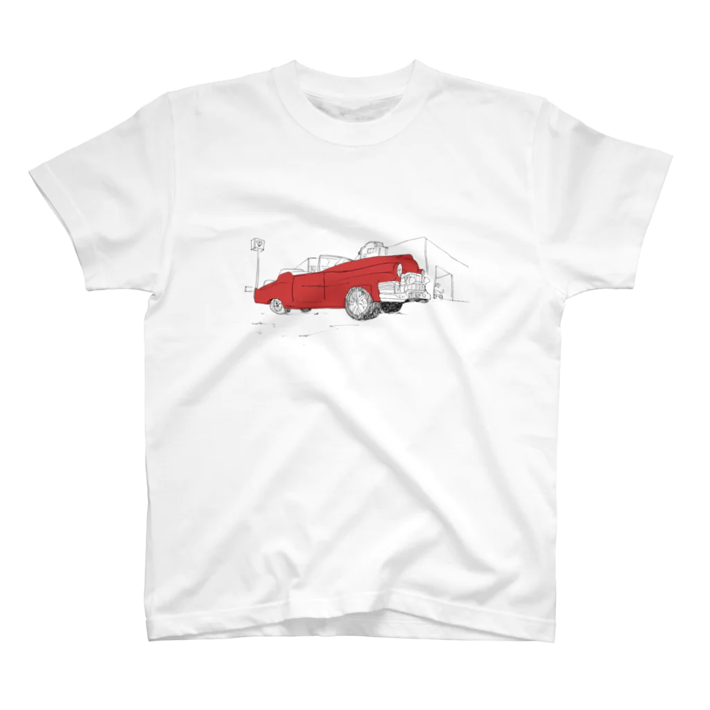 yerbaのRED BLUES スタンダードTシャツ