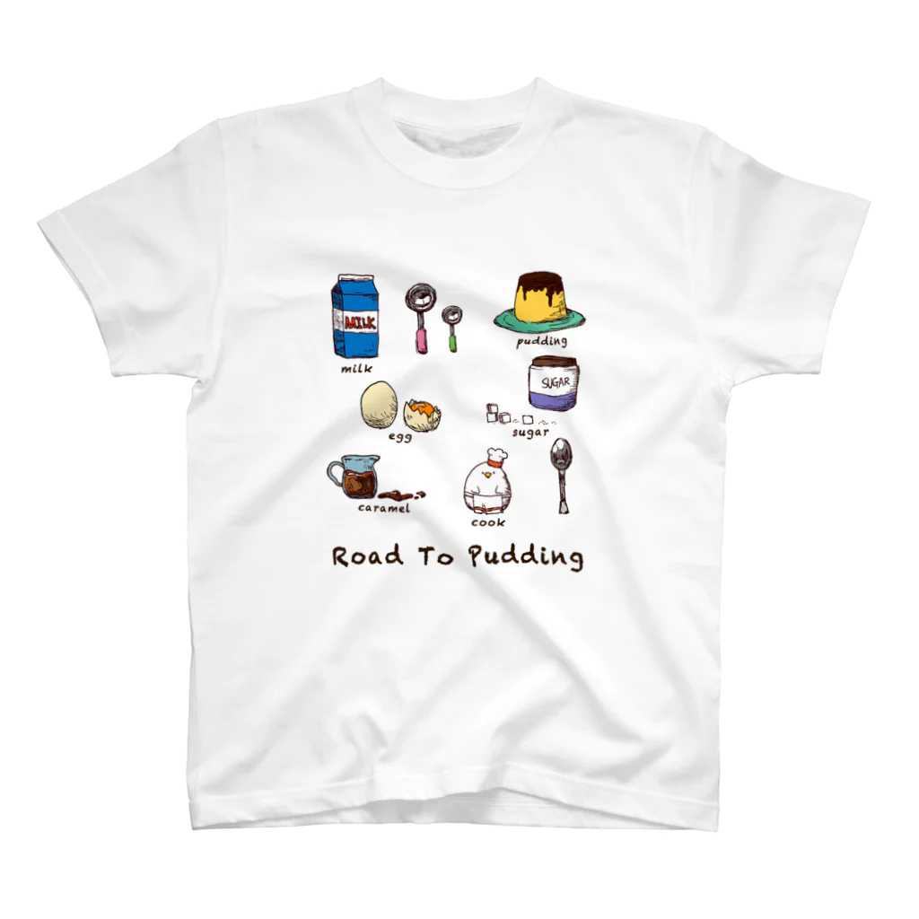 ハルカゼ雑貨店のRoad To Pudding Regular Fit T-Shirt