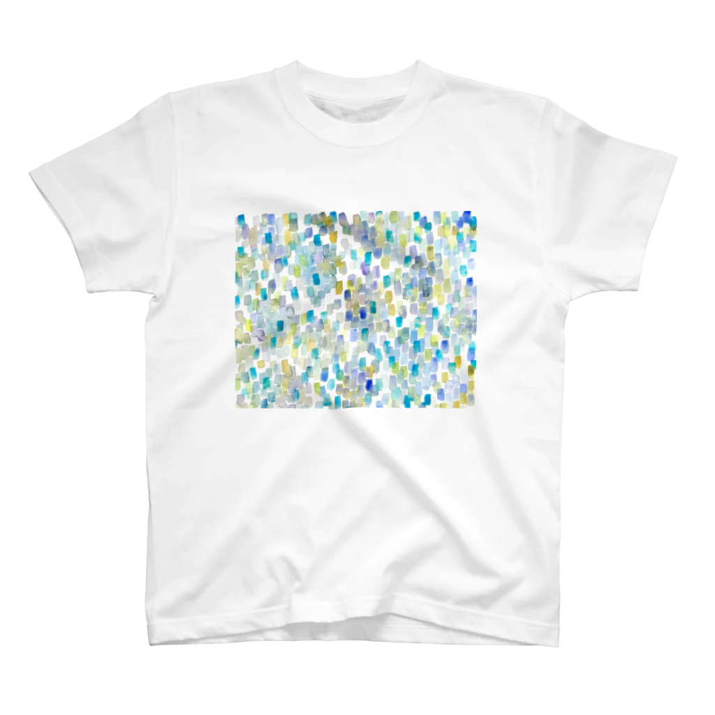 HARUIRO22の雨色rectangle スタンダードTシャツ