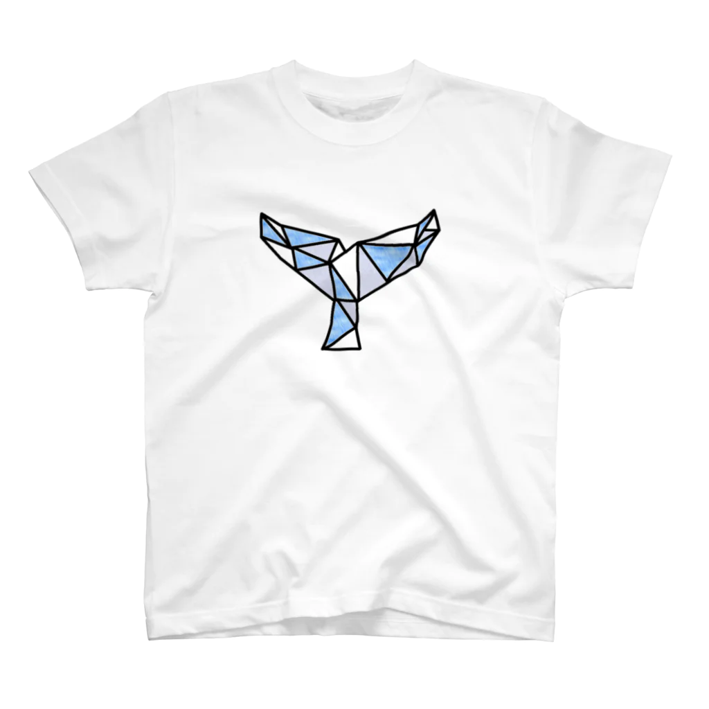 たぬき村のオリガミクジラ（尻尾） Regular Fit T-Shirt