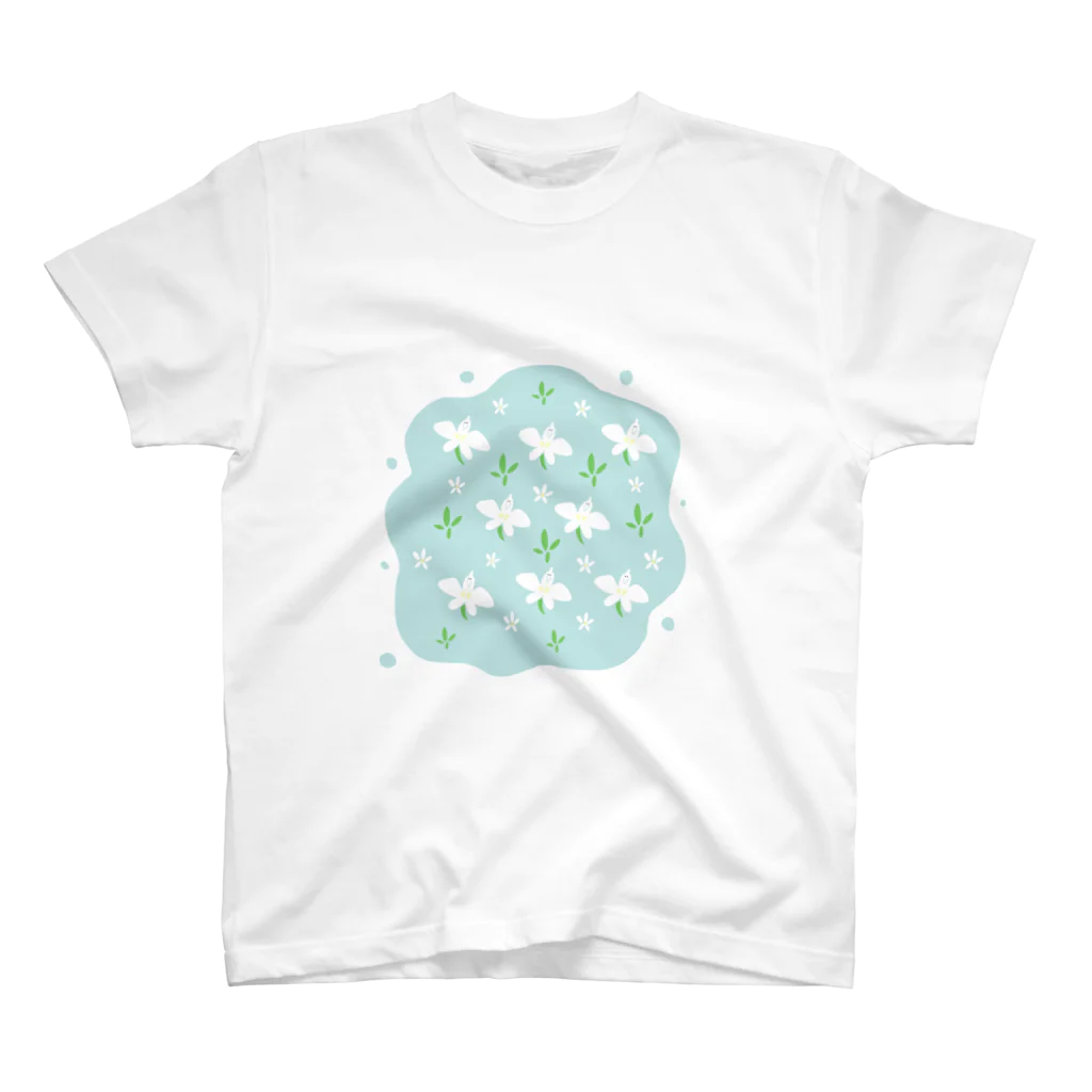 ほしいのいらすとのお花プテラノドン スタンダードTシャツ