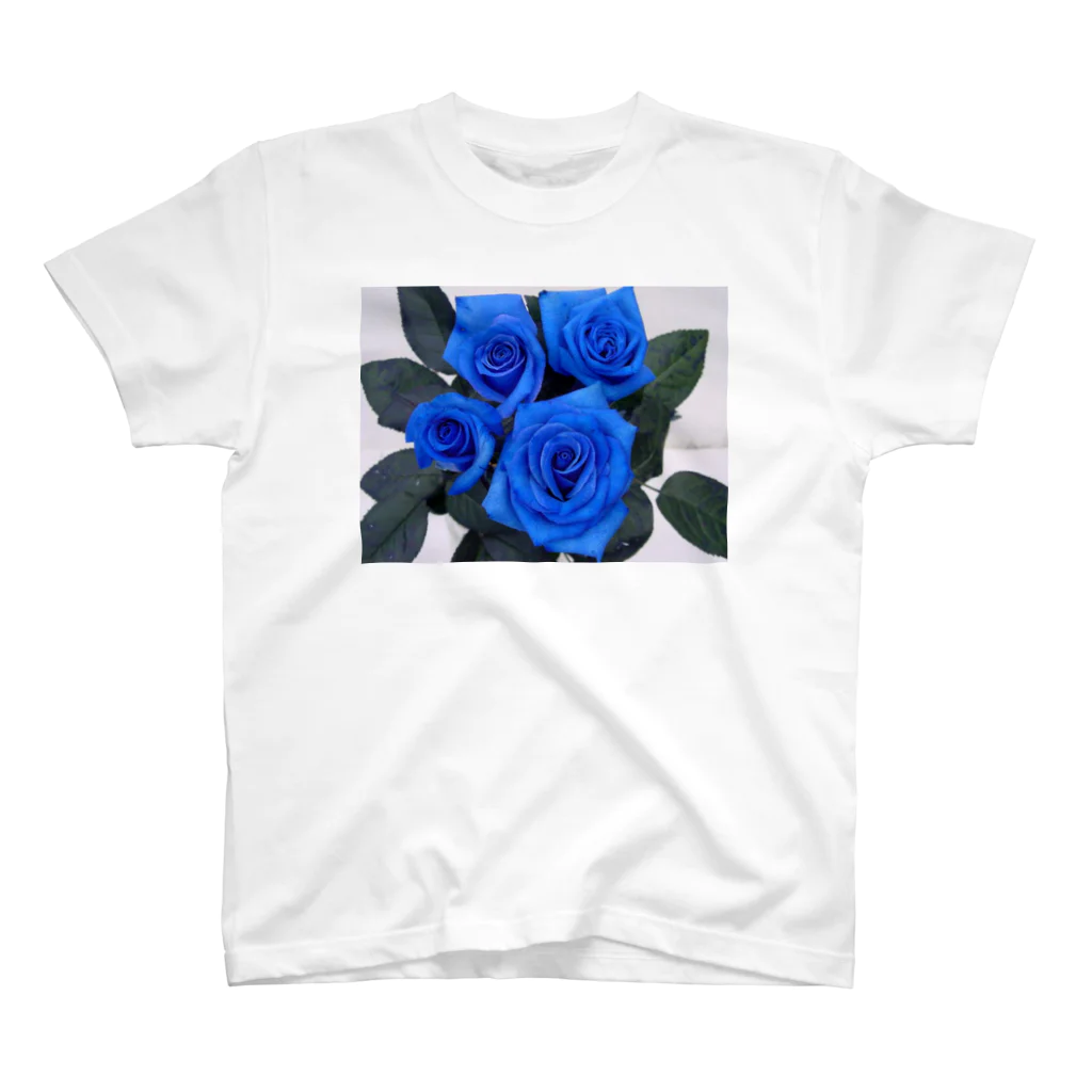 0608knynの青薔薇 スタンダードTシャツ