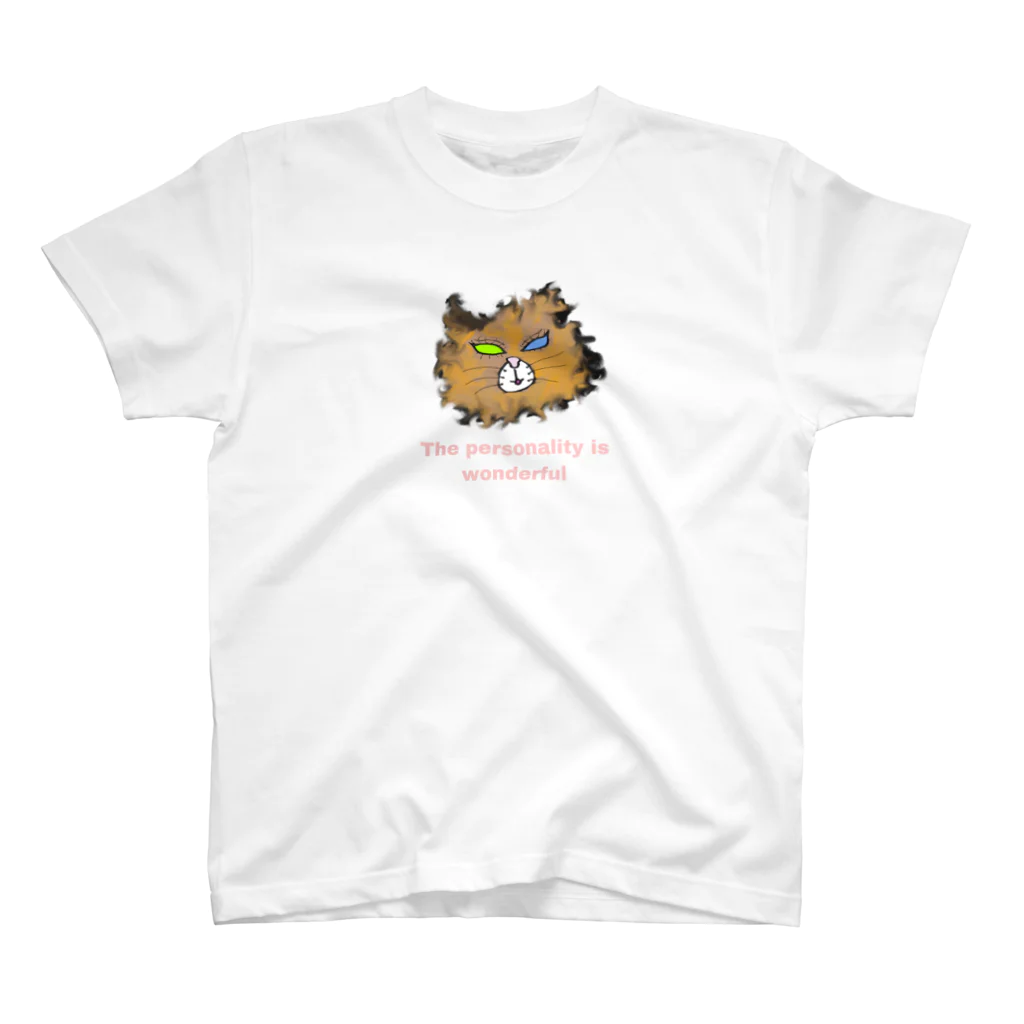Laniの個性って素敵 猫ちゃん Regular Fit T-Shirt