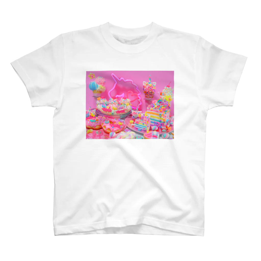 fancy fake sweets Marianne☆のユニコーンスイーツ💘 スタンダードTシャツ