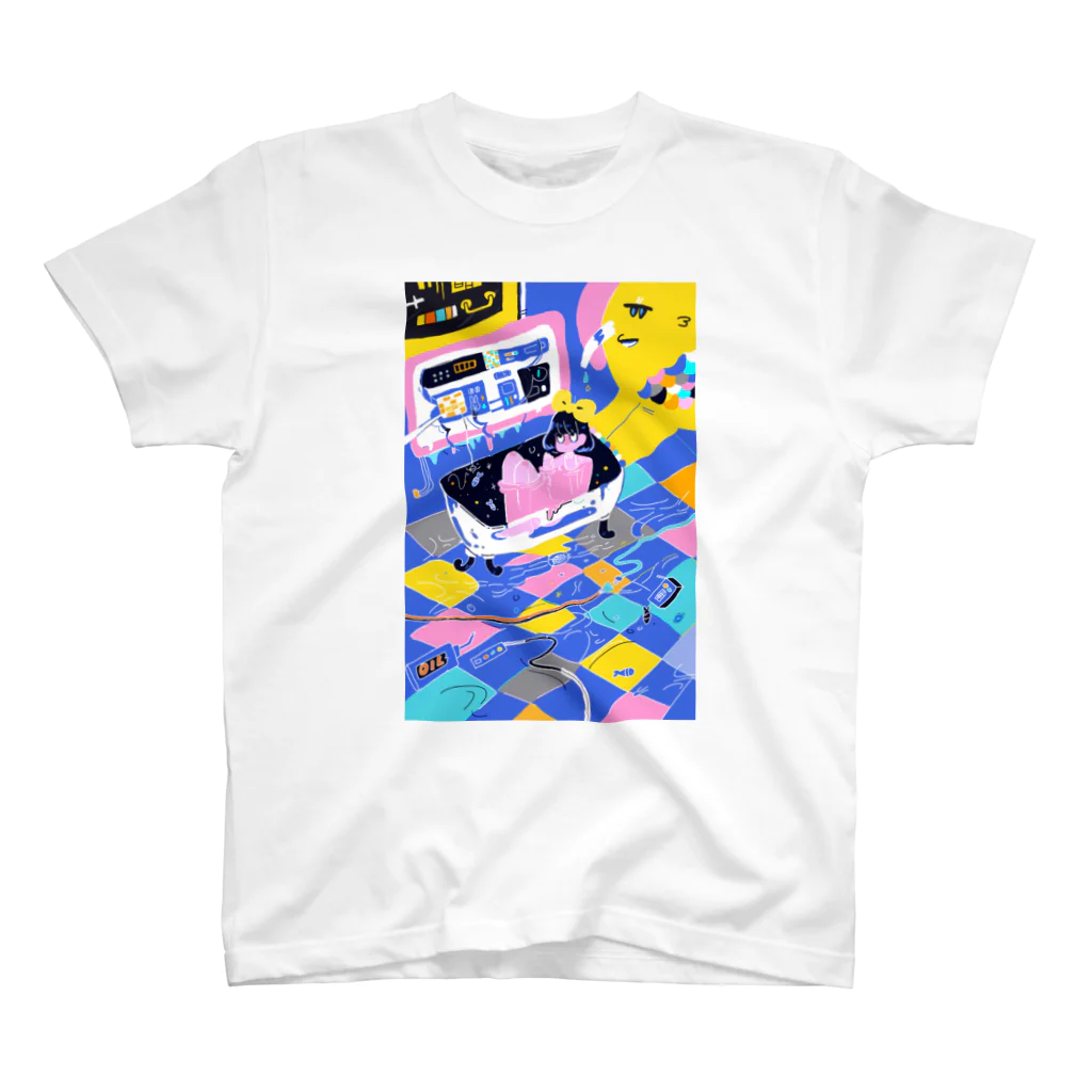 せんのおふろば（青） スタンダードTシャツ