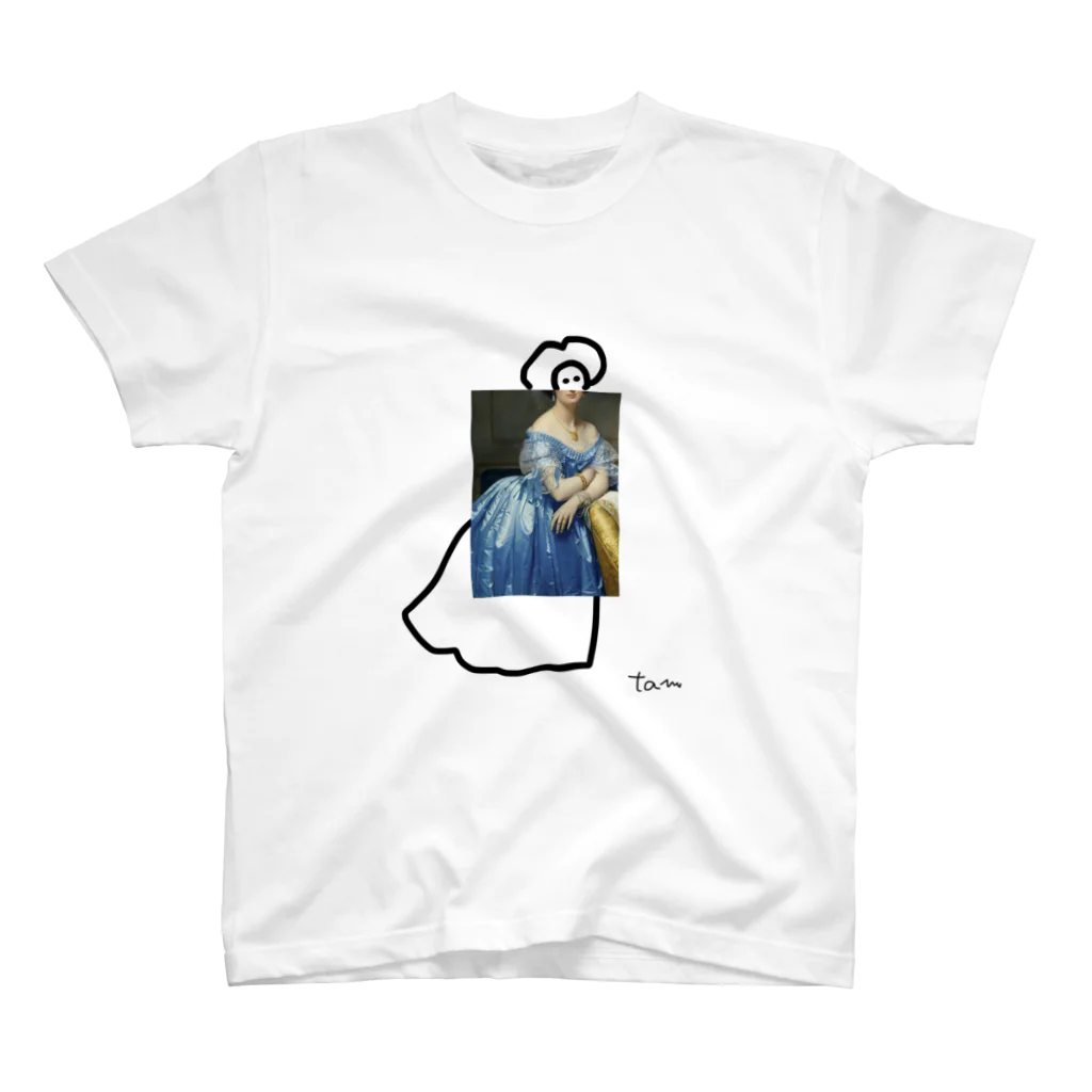 HAPPINESSのmuseum Tシャツ/ドミニク・アングル Regular Fit T-Shirt