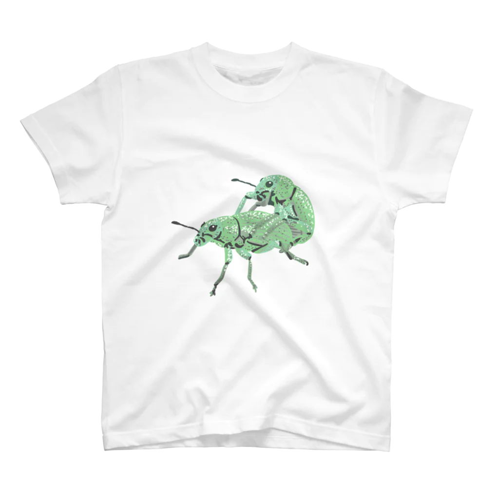 さちこの生物雑貨の無言のコフキゾウムシ Regular Fit T-Shirt