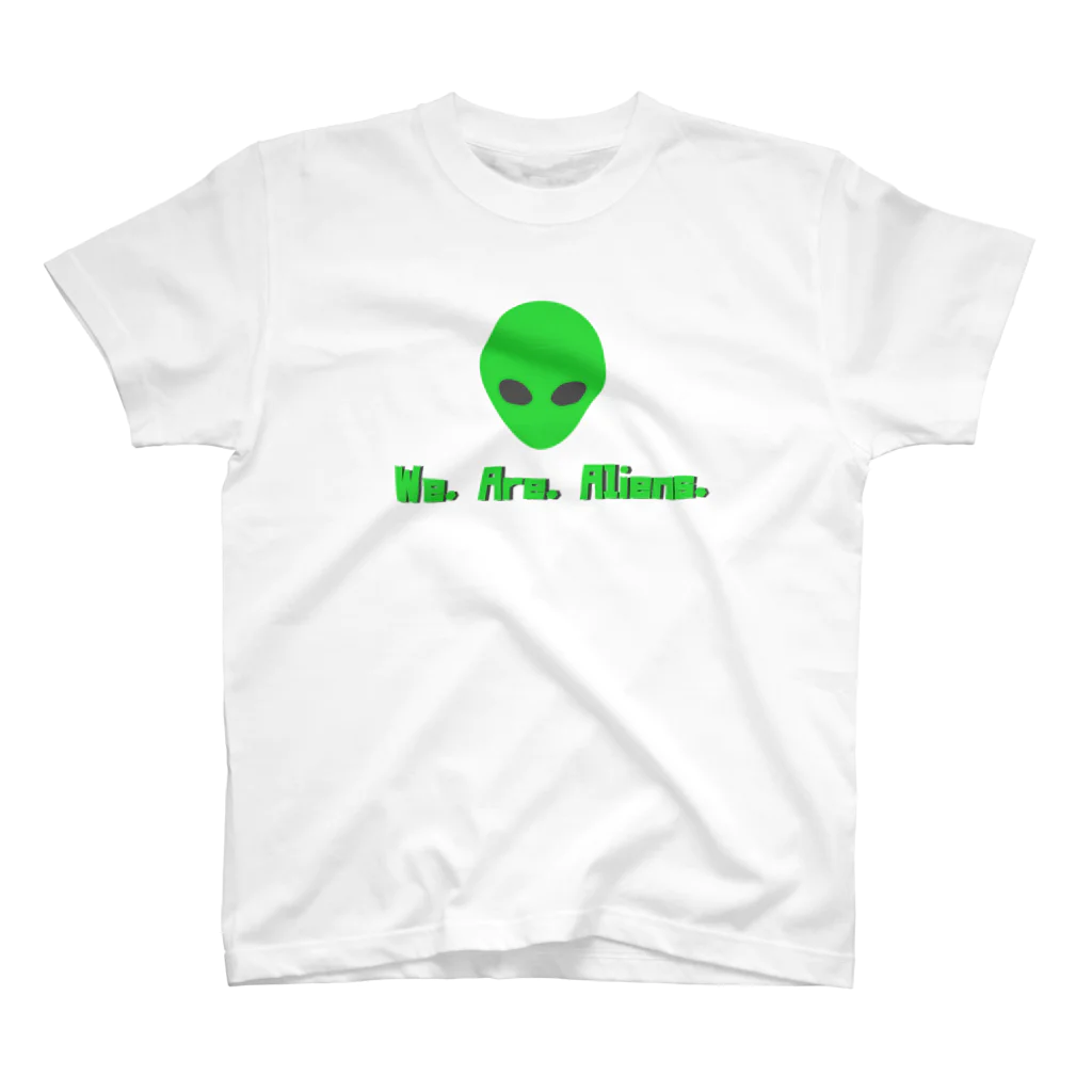 ROOM_7007のAlien圖 Regular Fit T-Shirt