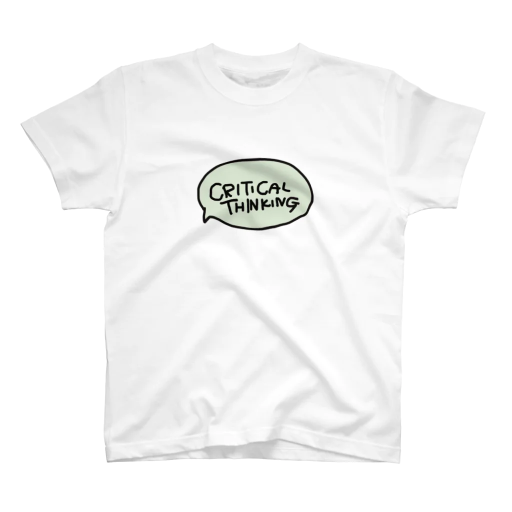 Shop-SakazakiのCritical Thinking Regular Fit T-Shirt