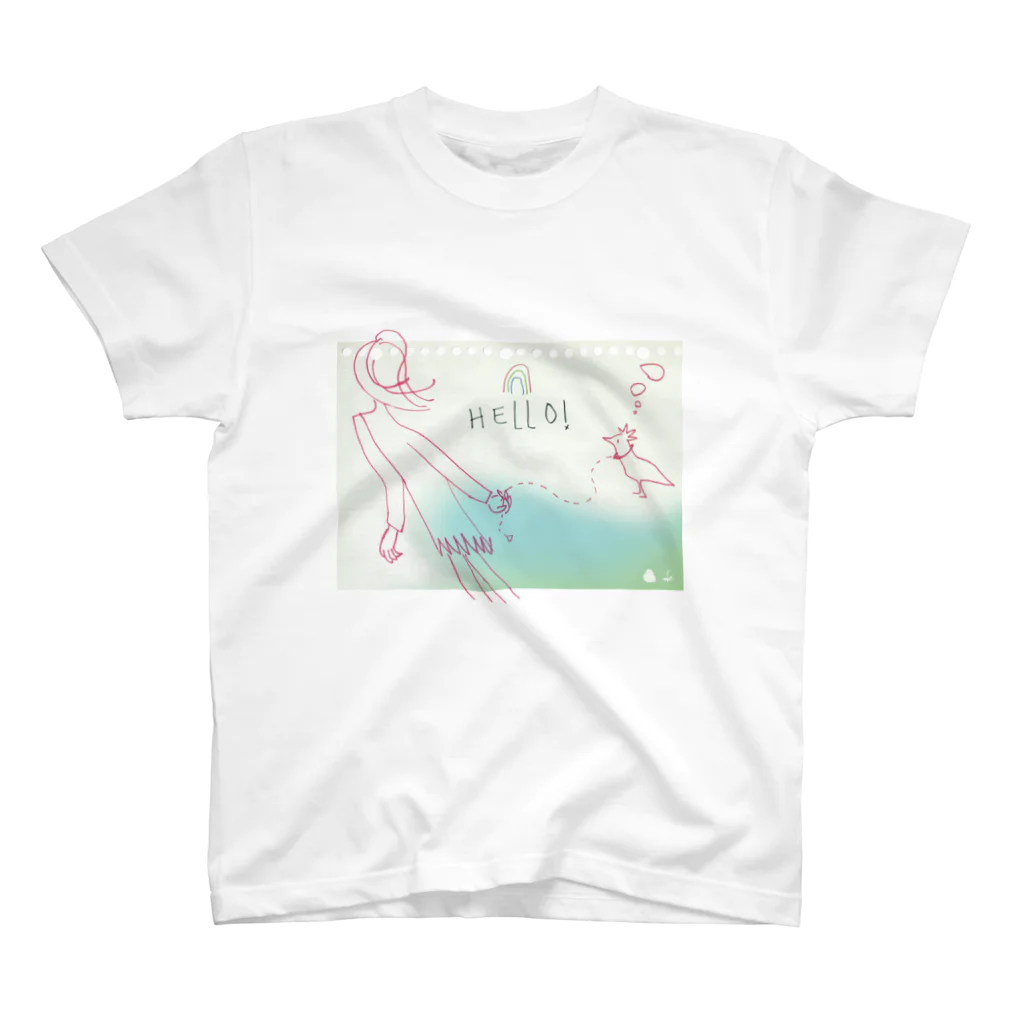 fDESIGNのfm_10_HELLO! スタンダードTシャツ