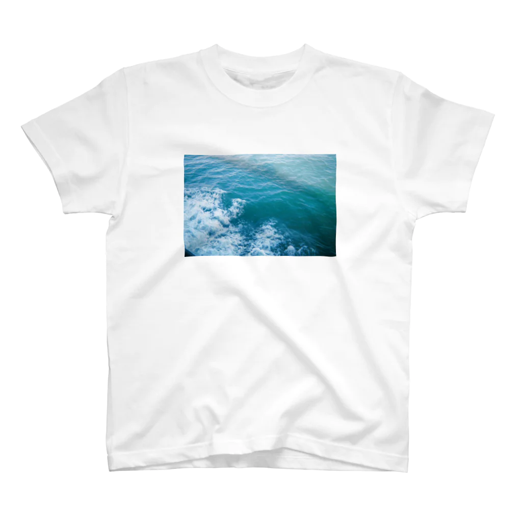 cozcozの海のあお スタンダードTシャツ