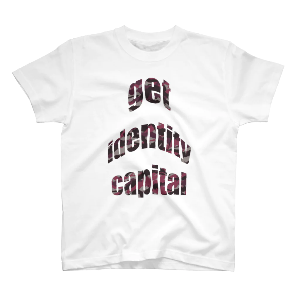 seiyafujitaのget identity capital Regular Fit T-Shirt