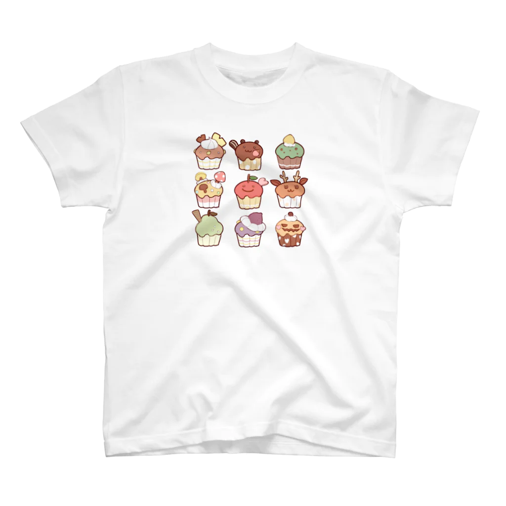 ちとせあめの秋のカップケーキ スタンダードTシャツ