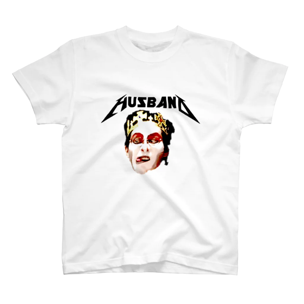 gomimegane0723のHUSBAND Regular Fit T-Shirt