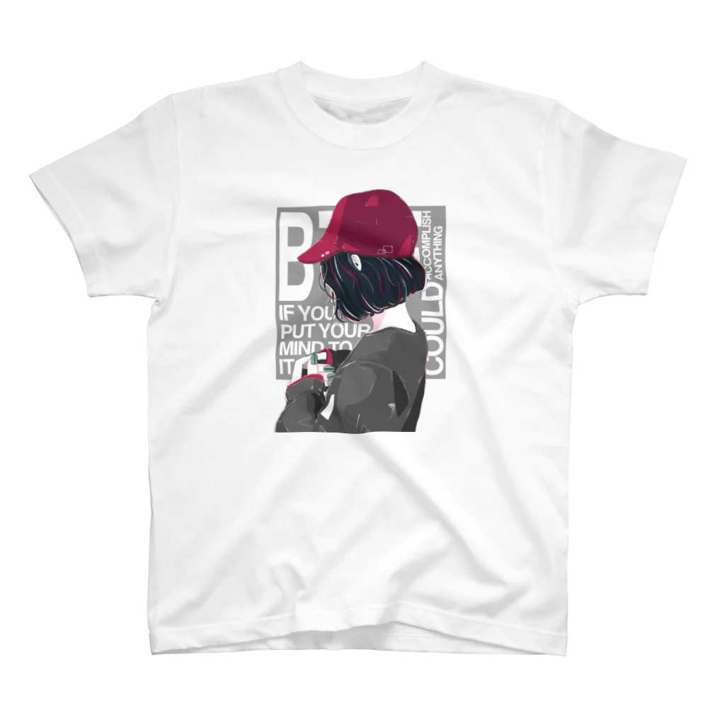 homareのキャップgirl スタンダードTシャツ