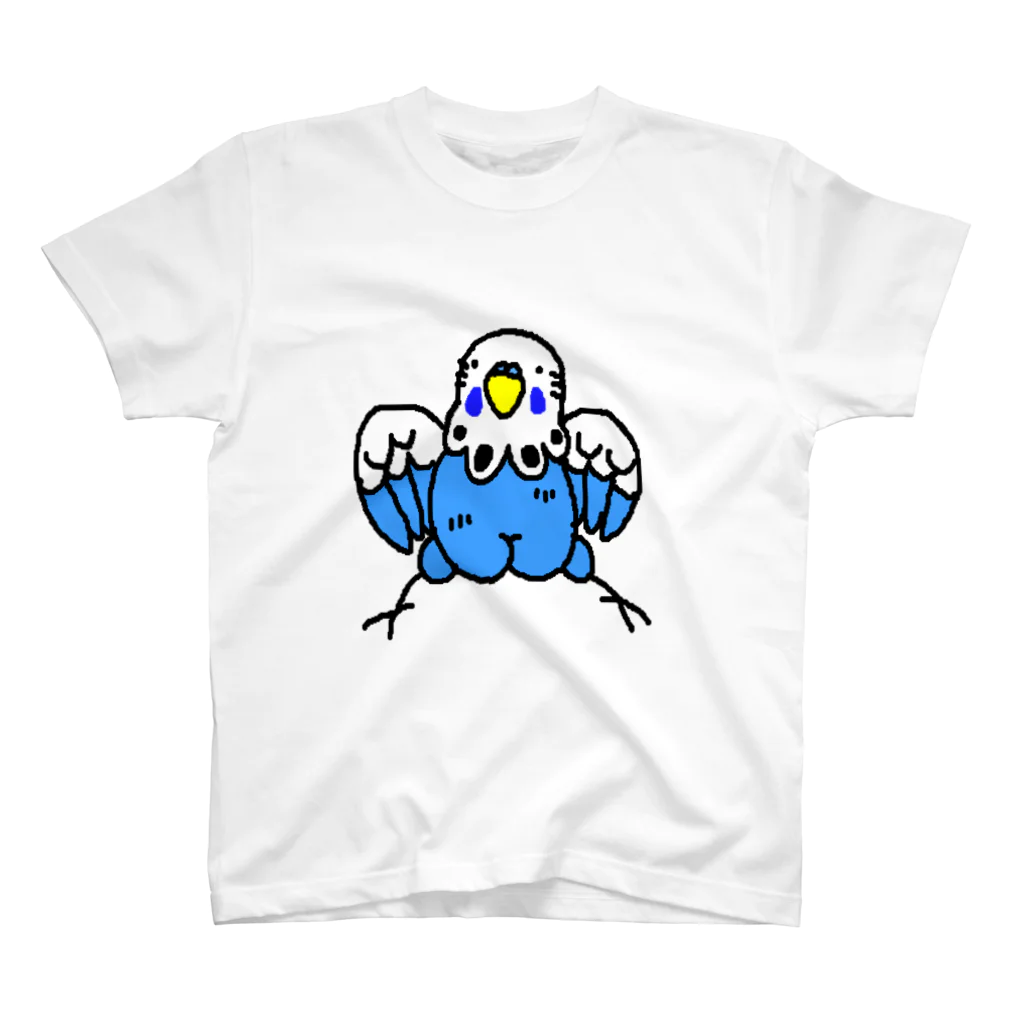 akink(ｱｷﾝｺ)のウキウキインコ Regular Fit T-Shirt