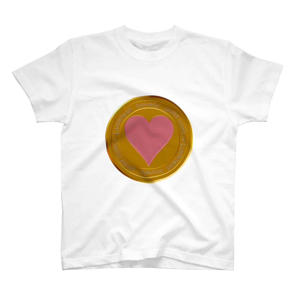 ジェムたん٩(๑òωó๑)۶のＬｏｖｅ ｃｏｉｎ Regular Fit T-Shirt