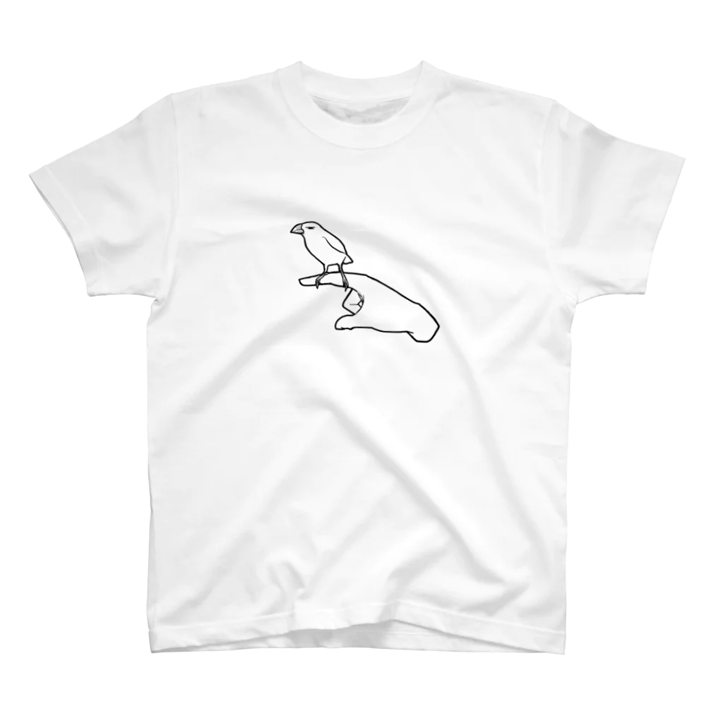 たかはらの仕方なく乗ってる文鳥 Regular Fit T-Shirt