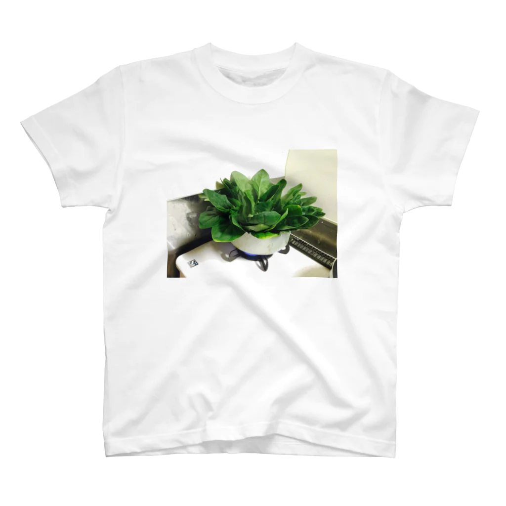 ざわっちの茹だるホウレンソウ スタンダードTシャツ