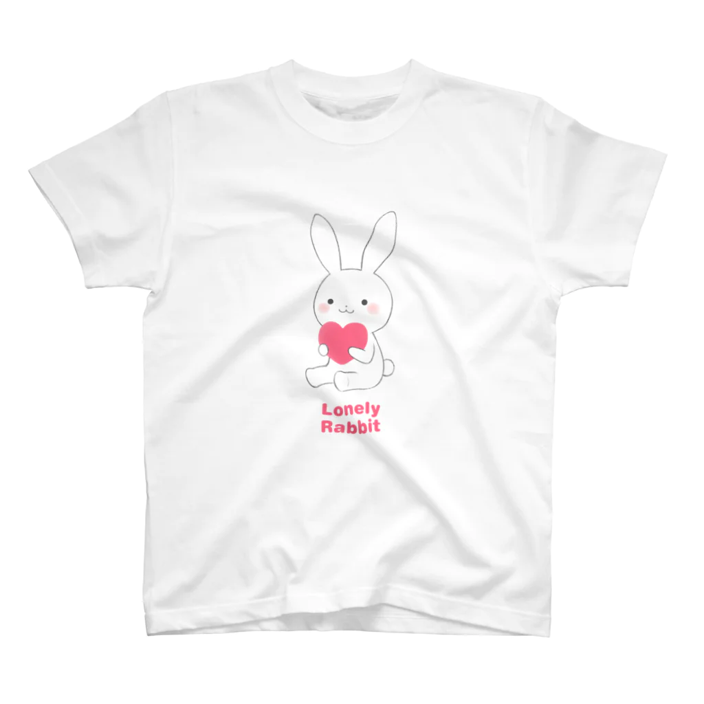 おがわゆきこの白うさぎ（ペア） スタンダードTシャツ