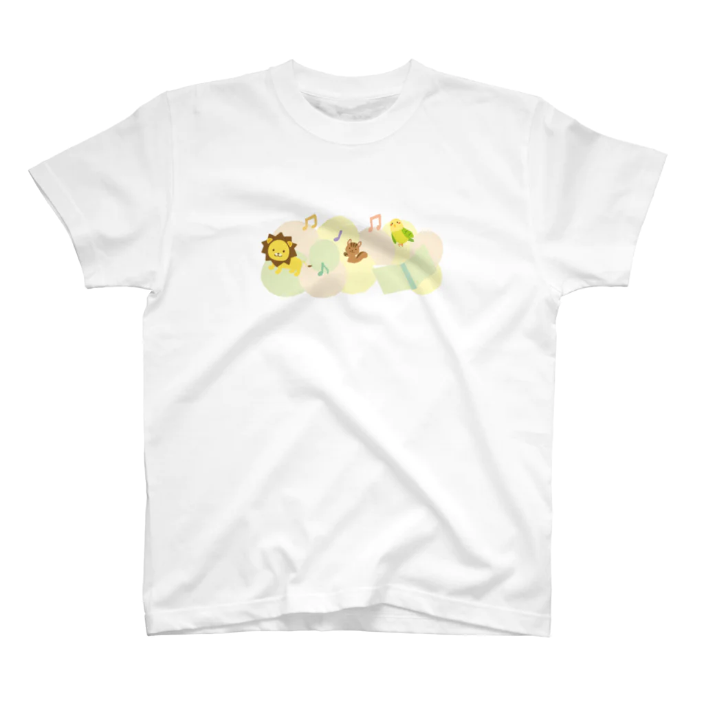 あかえほ & ちびそざいの絵本と動物たち【あかえほ公式】 Regular Fit T-Shirt