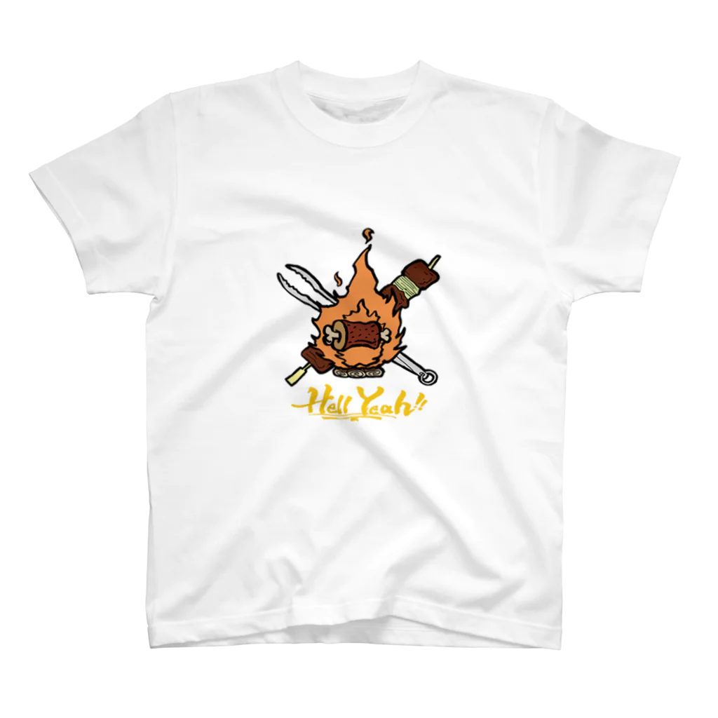 KENNY a.k.a. Neks1のBBQ LOVERS "Hell Yeah!!" スタンダードTシャツ