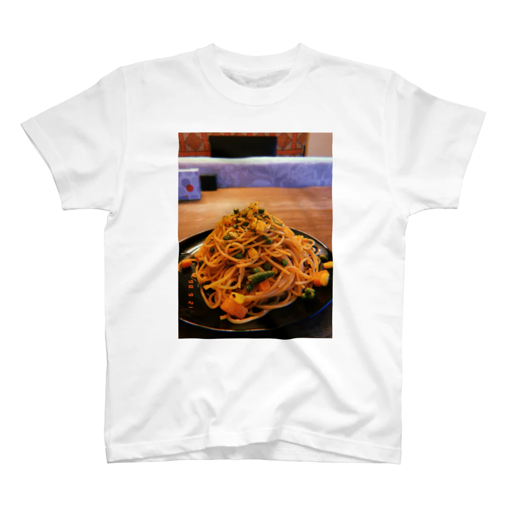 ポメラニアンたかはしのとりあえずパスタでいっか スタンダードTシャツ