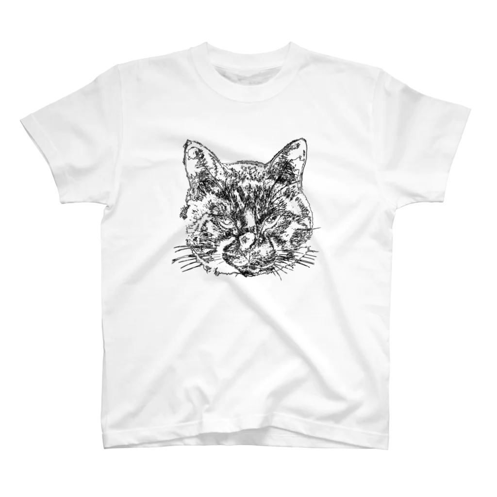 suzua'sのいかちー猫 Regular Fit T-Shirt