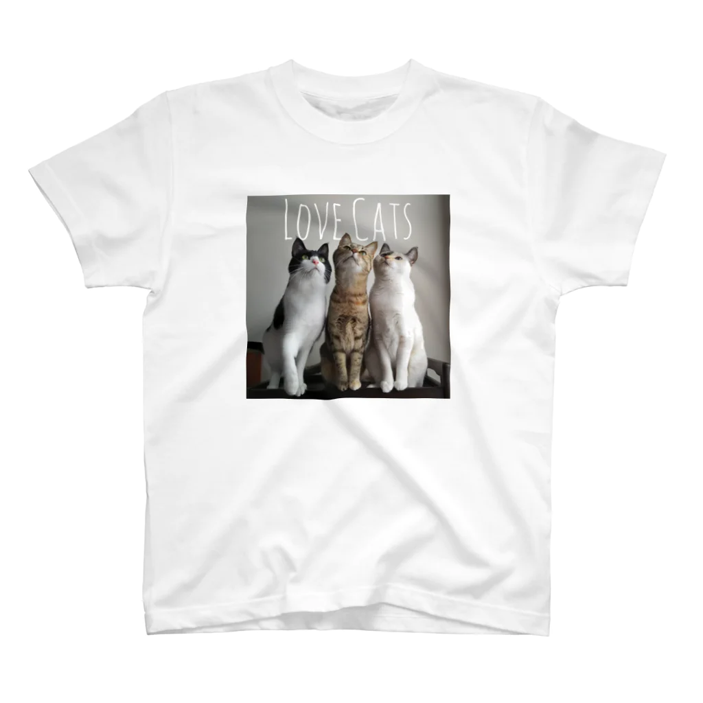 モコネコSHOPのLOVE CATS スタンダードTシャツ