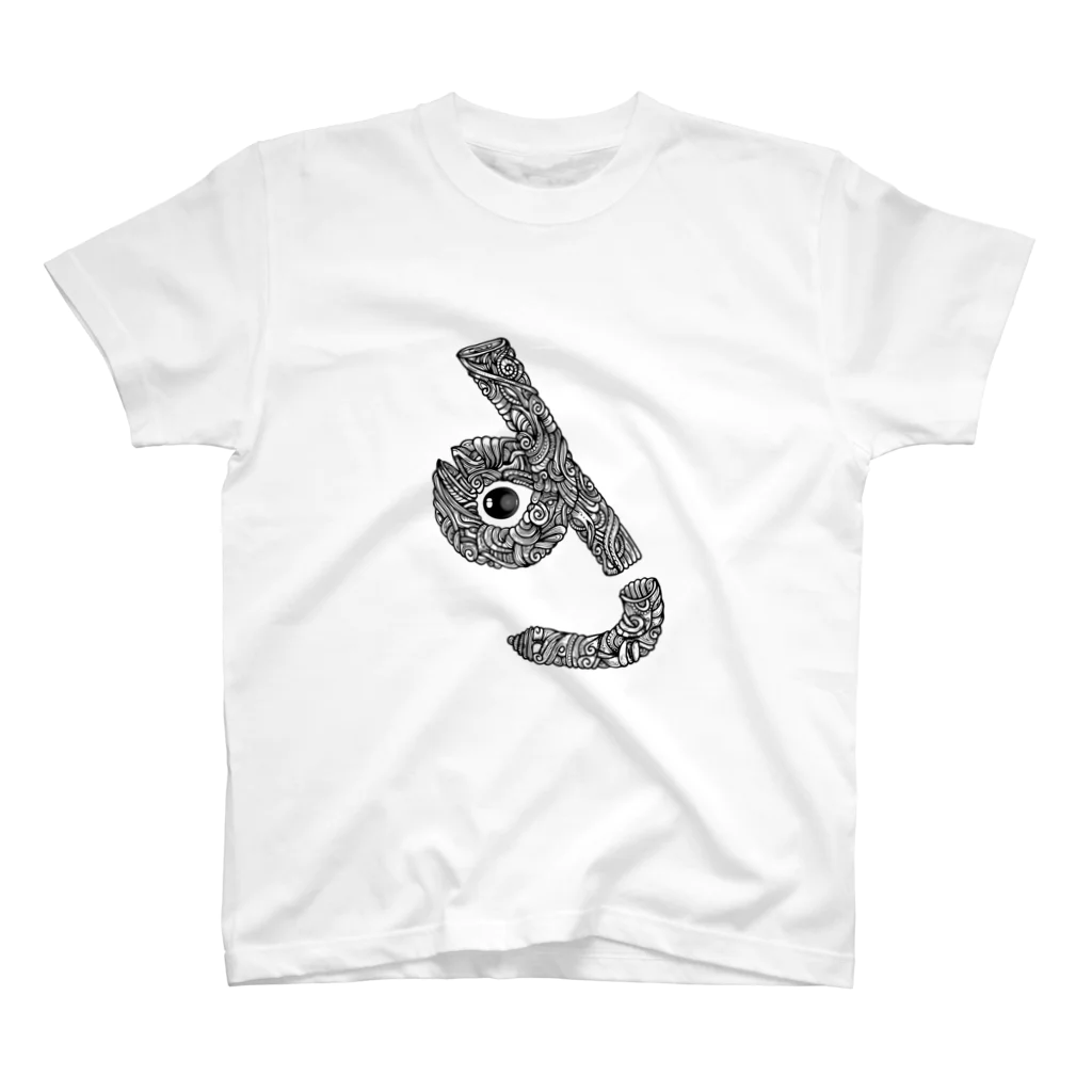 DoodlemanduのAll seeing eye 2 スタンダードTシャツ