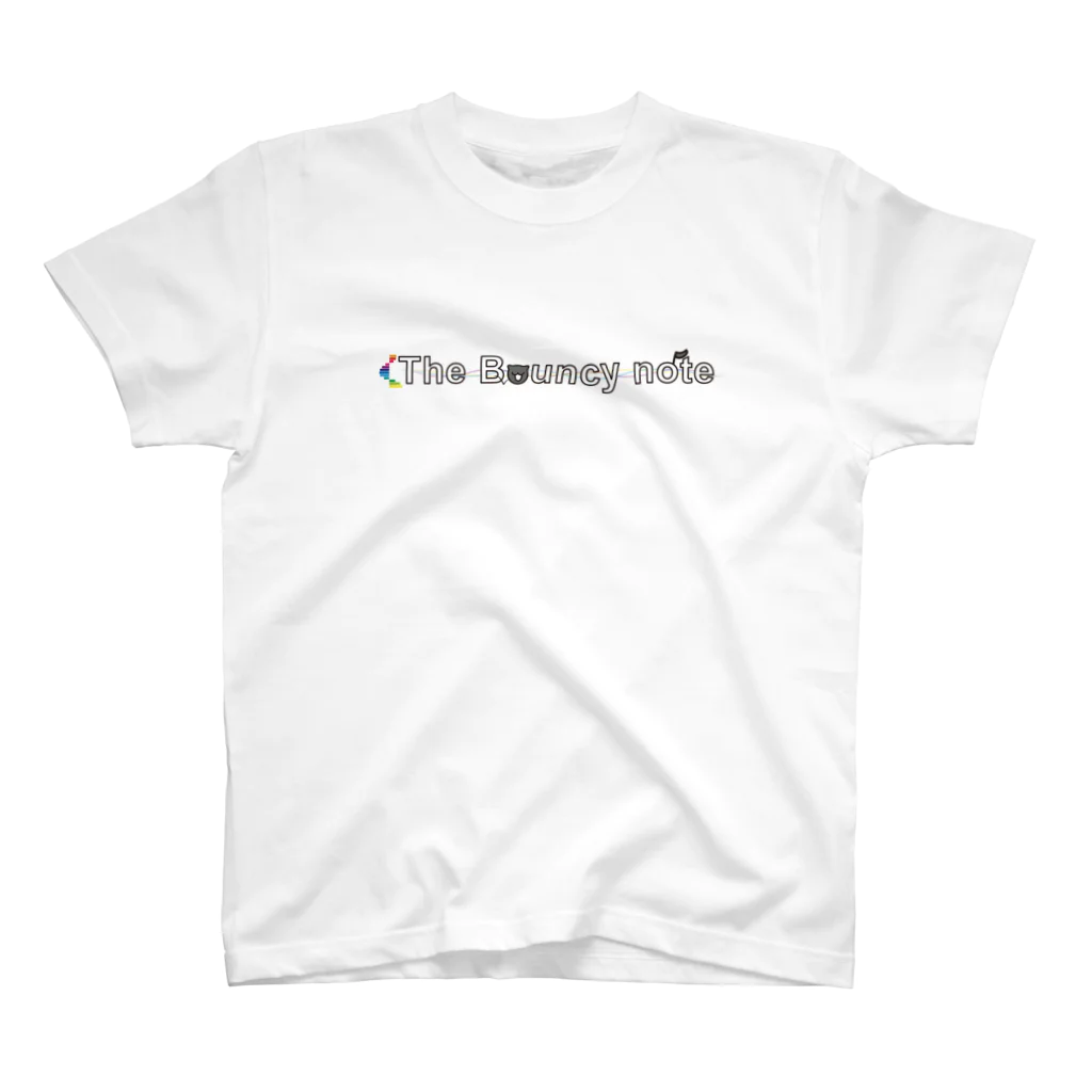 grasslands cg worksのThe Bouncy note (logotype A) スタンダードTシャツ