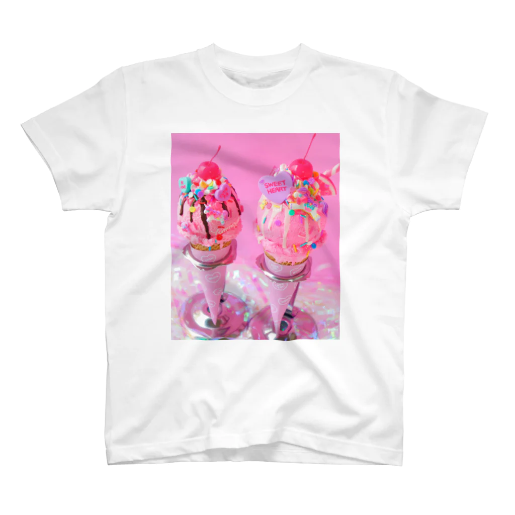 fancy fake sweets Marianne☆のアイスクリーム🍨💕 スタンダードTシャツ