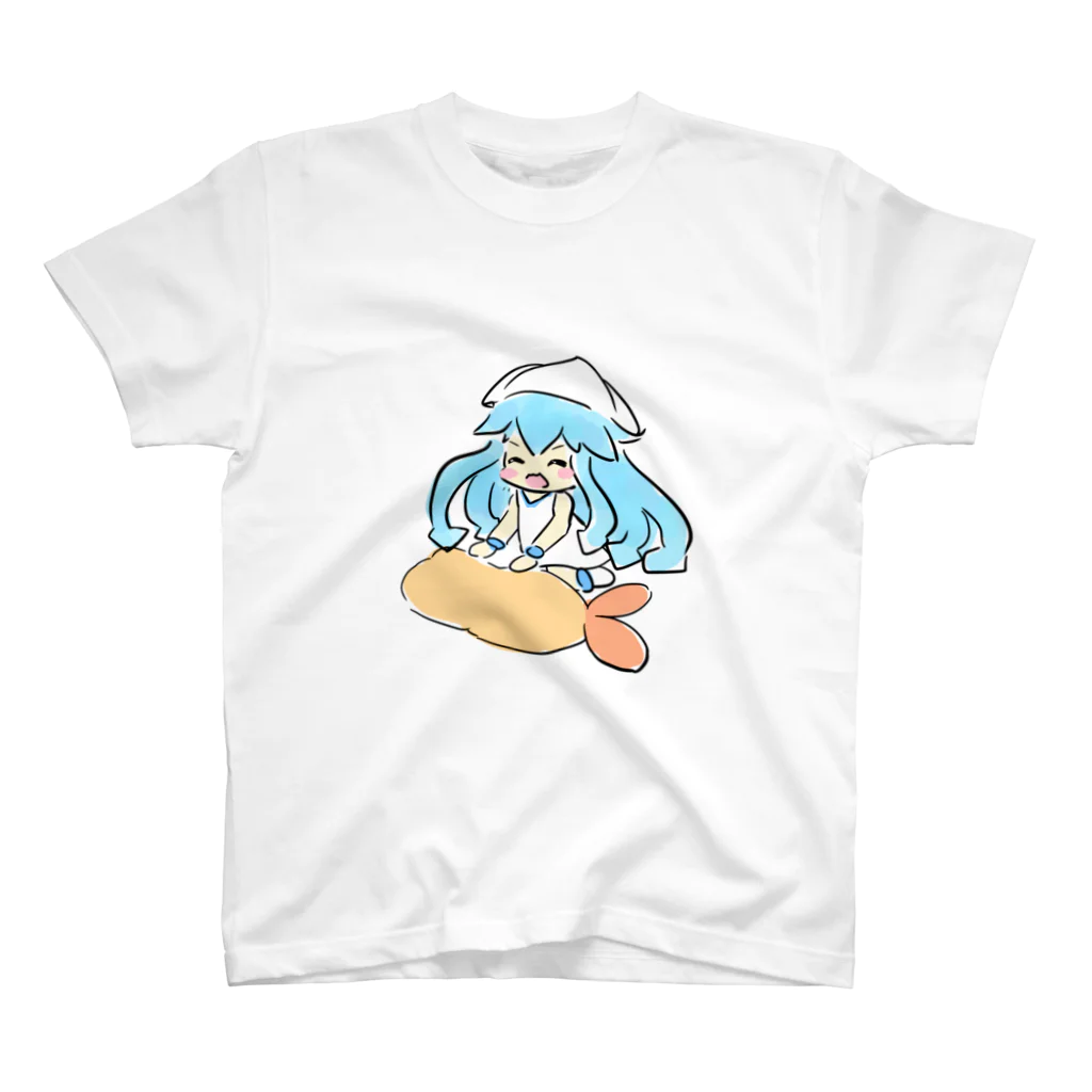 ち ほ つ ん𓆛𓆜𓆝𓆞𓆟のイカちゃんえび スタンダードTシャツ