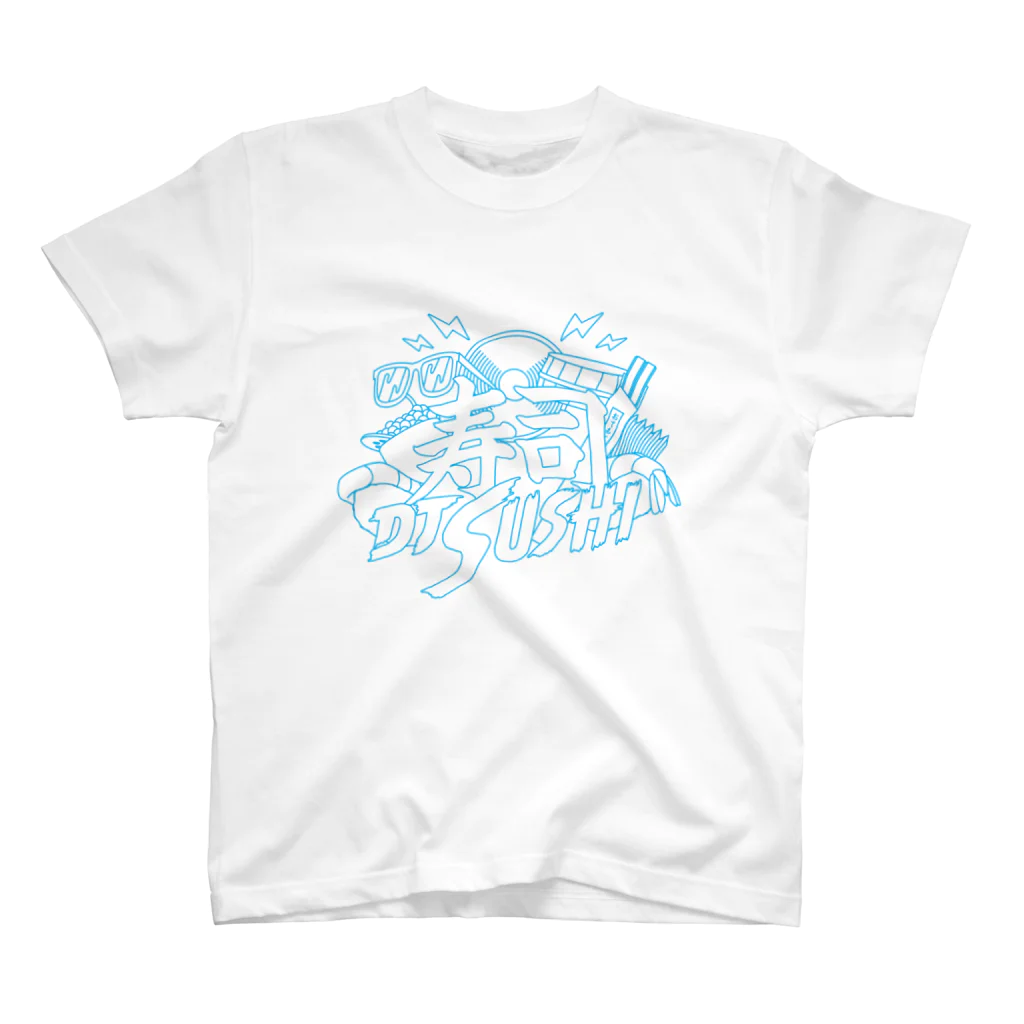 SUSHI SHOP 墨田店のDJ SUSHI ストファイⅡ風Tシャツ スタンダードTシャツ