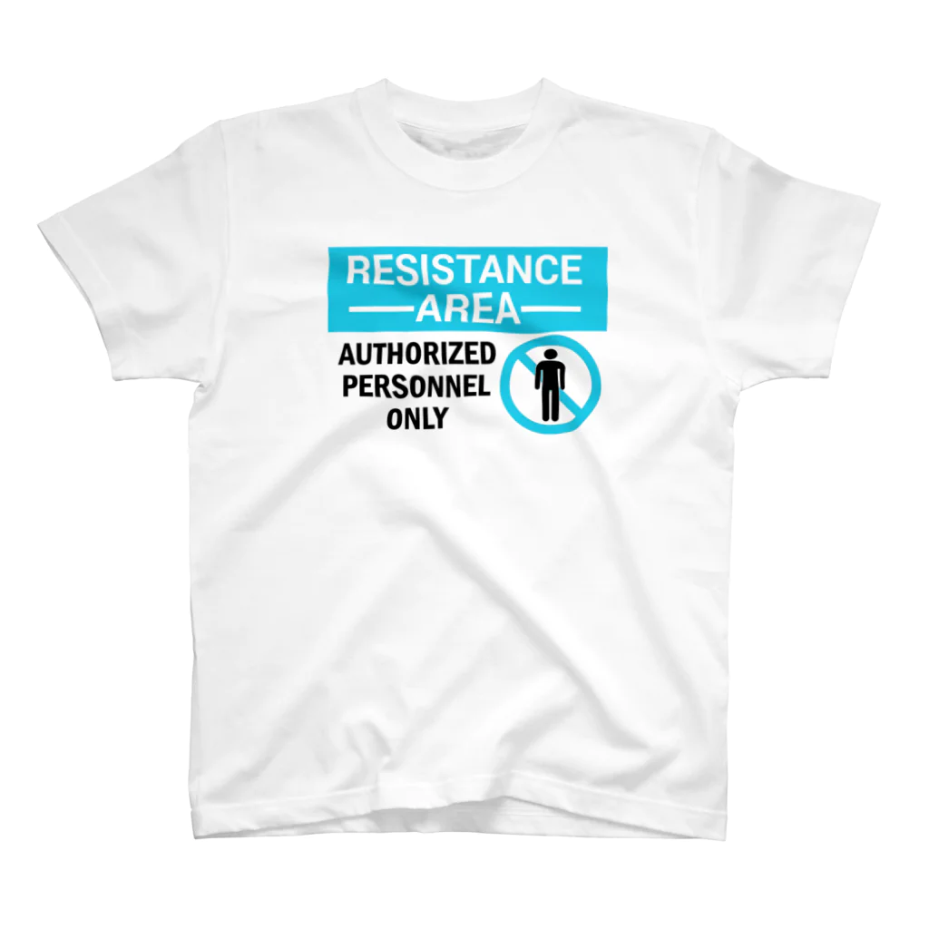 notforpowerのRESISTANCE AREA Regular Fit T-Shirt