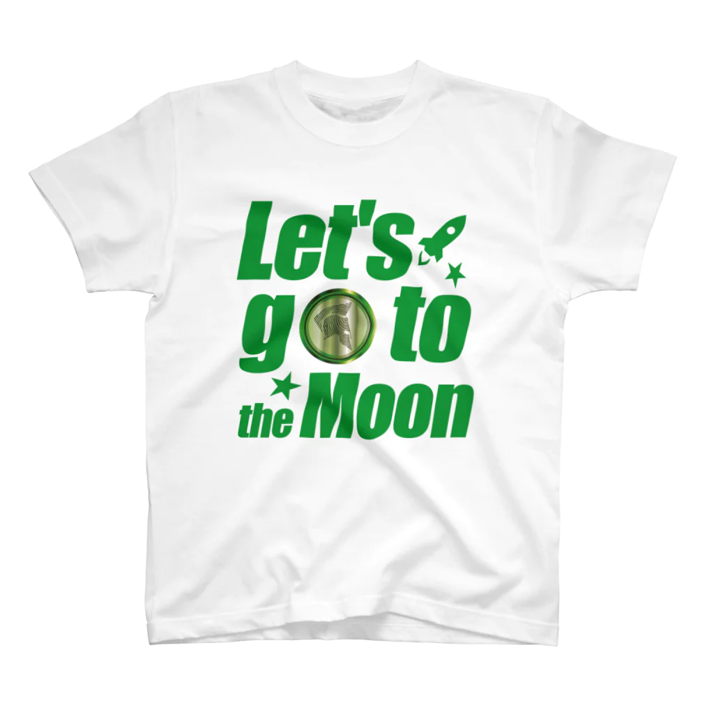 【仮想通貨】ADKグッズ専門店 のLet's go to the Moon(ADK) スタンダードTシャツ