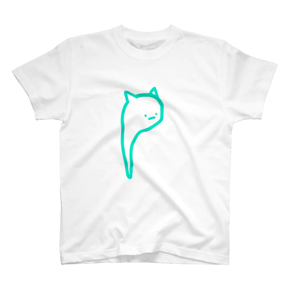 (ふぁ._.じ)の(ねこ._.) スタンダードTシャツ