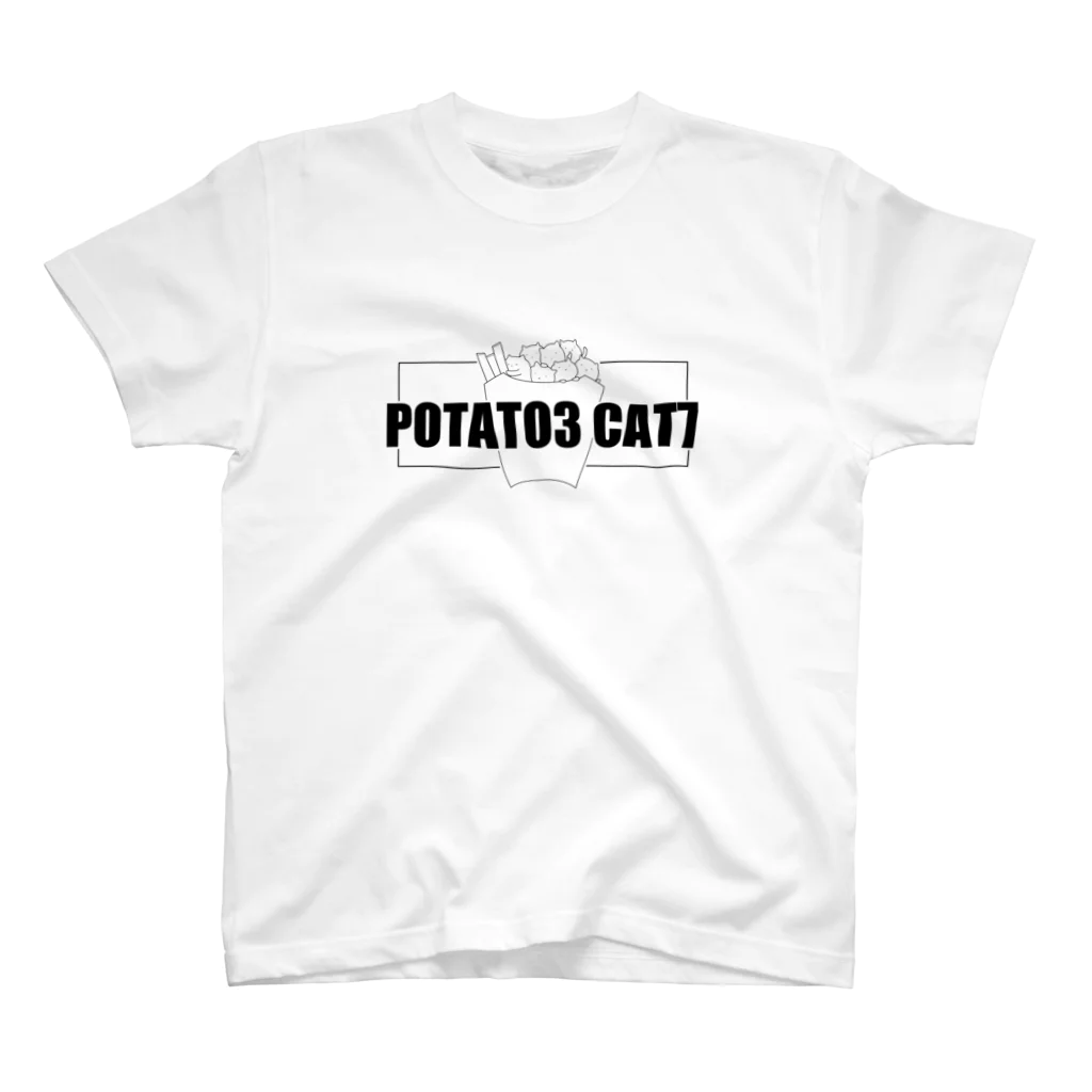 むーのポテト３猫７ スタンダードTシャツ