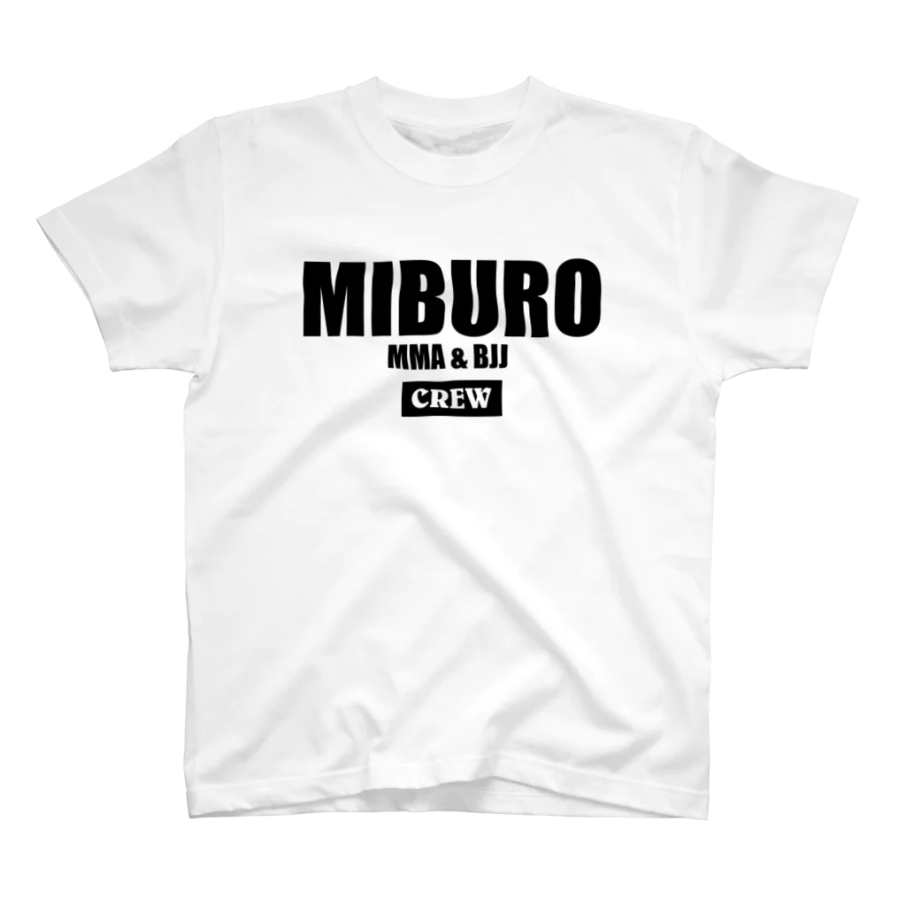 No.326のMIBURO CREW ブラック スタンダードTシャツ