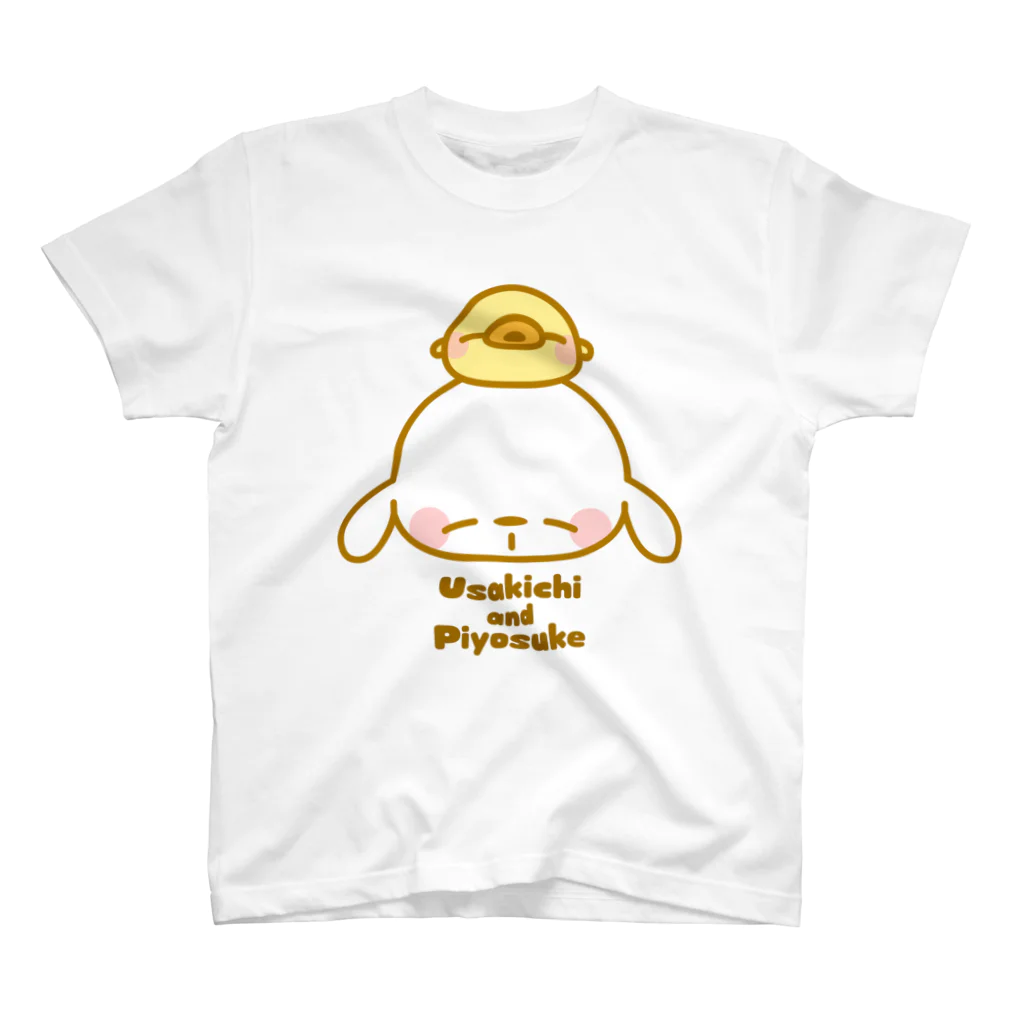 chibinocoのうさきちとぴよすけ　その1(カラーver) Regular Fit T-Shirt