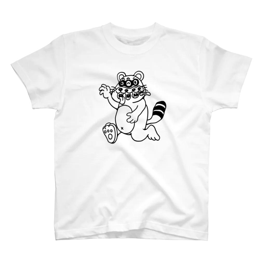 YOKAI BROSのRACCOONDOOOG スタンダードTシャツ