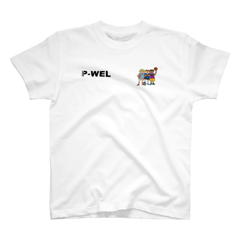 P-WELのP-WEL Tシャツ(白) スタンダードTシャツ