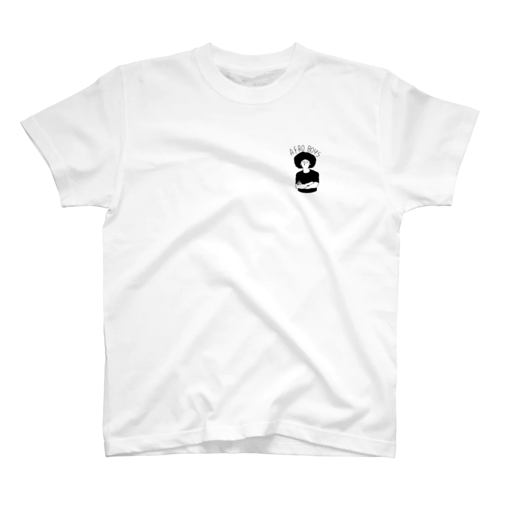 UNKNOWN RECORDのAfro Boys スタンダードTシャツ