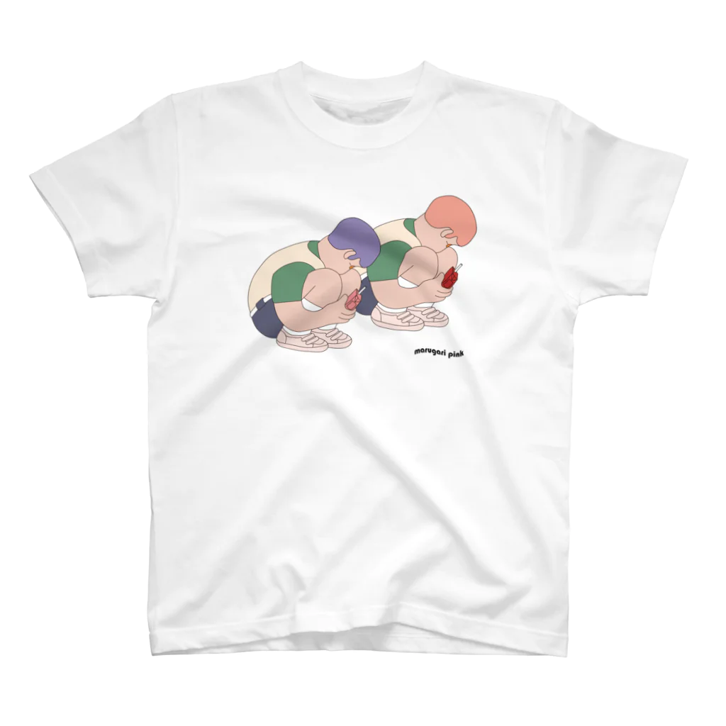 UNKNOWN RECORDのマルガリピンク スタンダードTシャツ