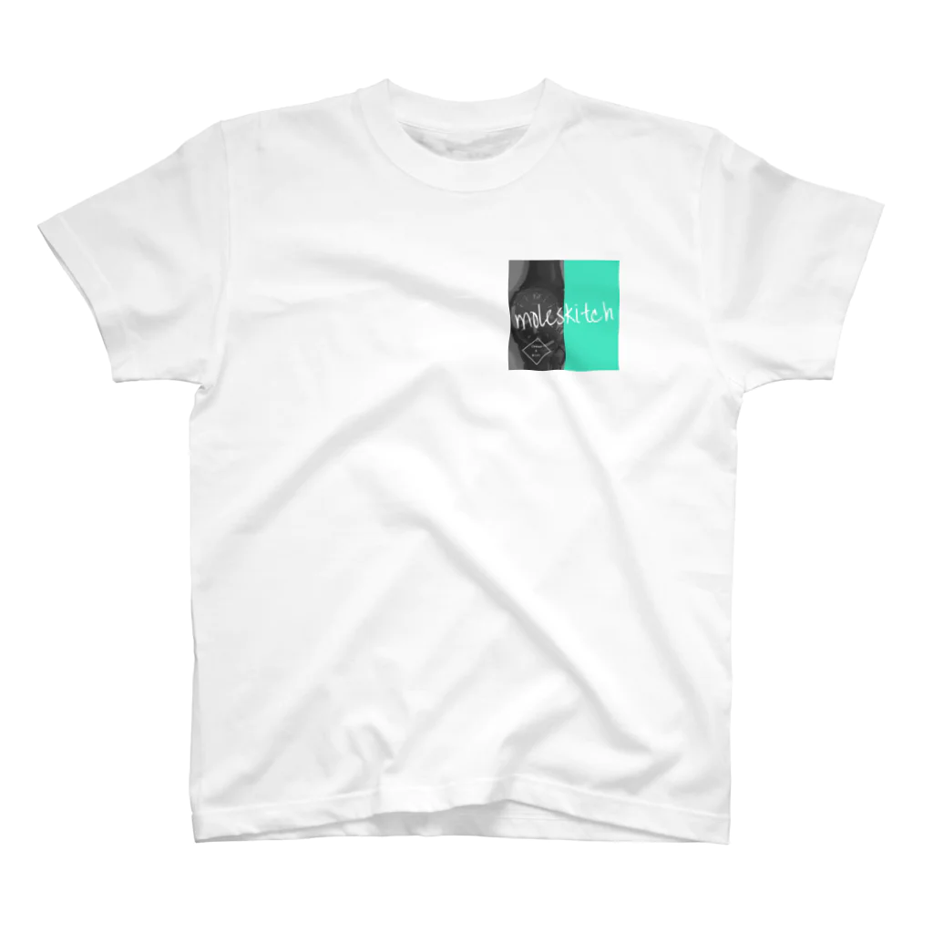 舌のMoleskitch cheap & mint  スタンダードTシャツ