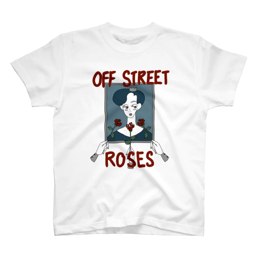 UNKNOWN RECORDの路地裏ROSES スタンダードTシャツ