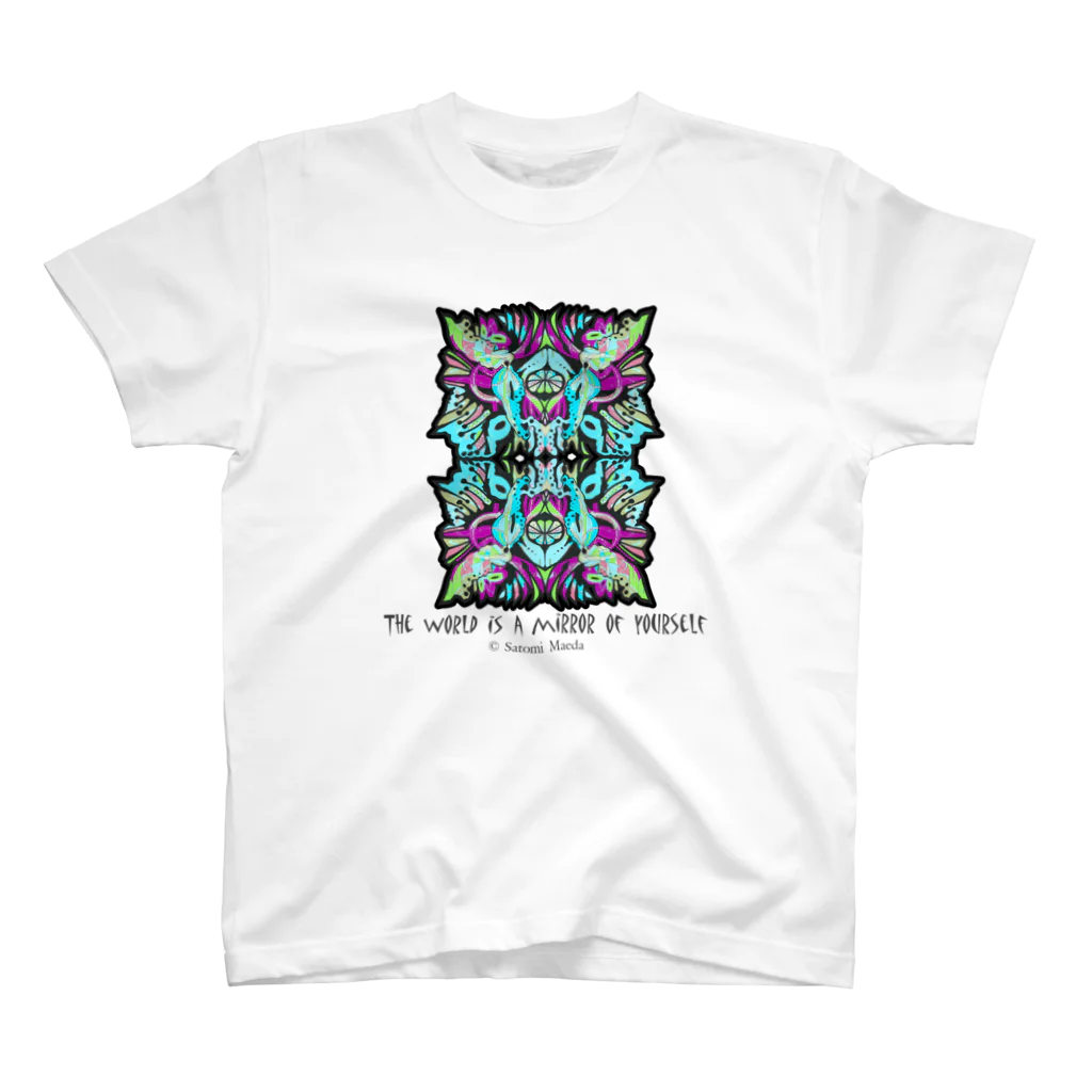 Estoy Feliz 　～ハッピーを毎日に～のThe world is a mirror of yourself Regular Fit T-Shirt