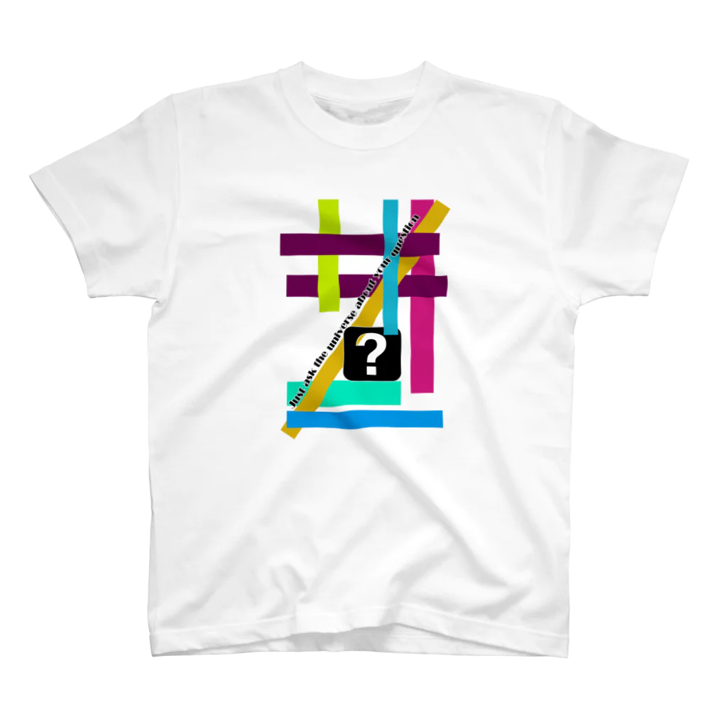 Estoy Feliz 　～ハッピーを毎日に～のjust ask the universe about yr question Regular Fit T-Shirt