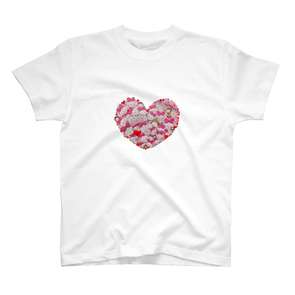 RumioのElla Heart スタンダードTシャツ