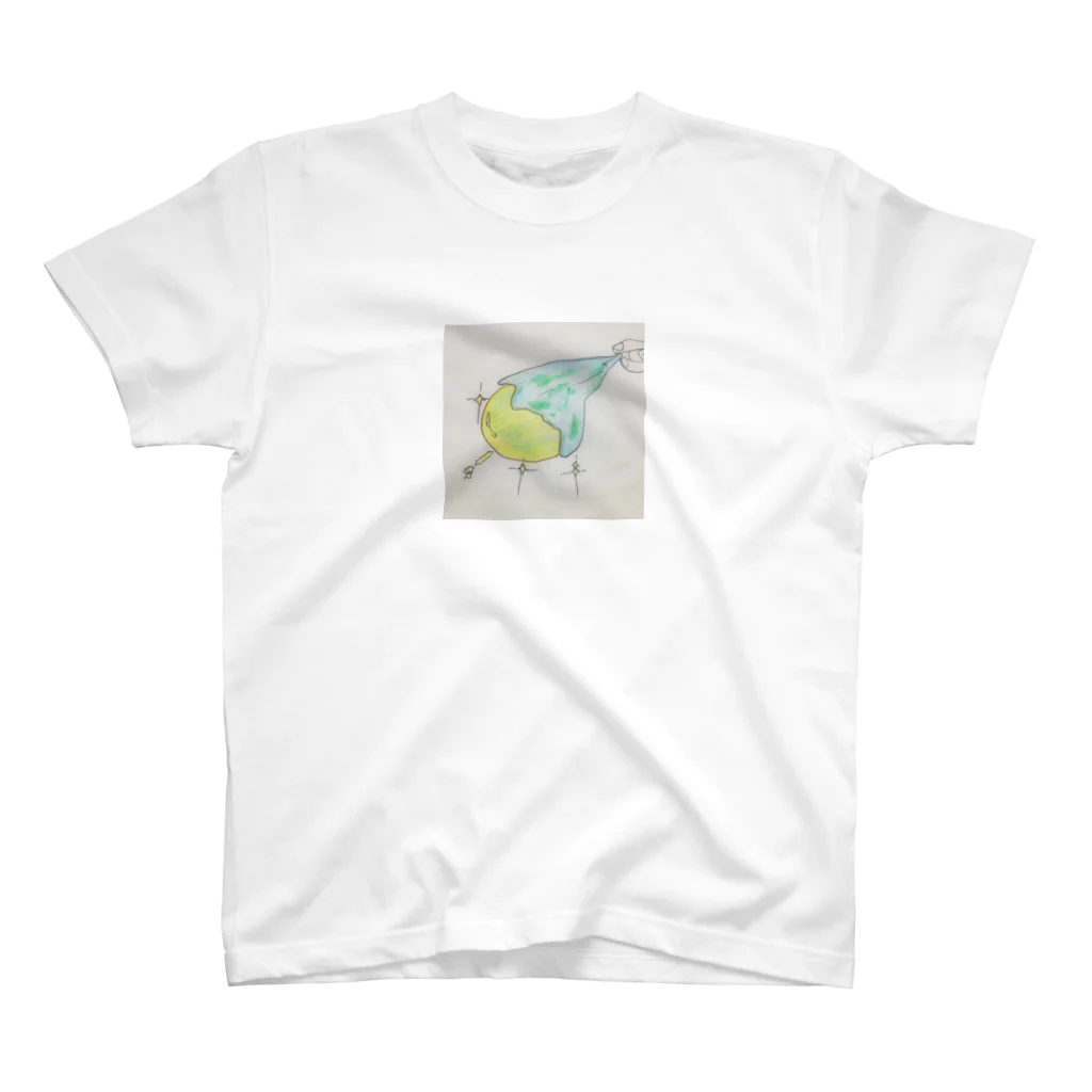 mika.mysoulの一皮剥けちゃう地球 Regular Fit T-Shirt